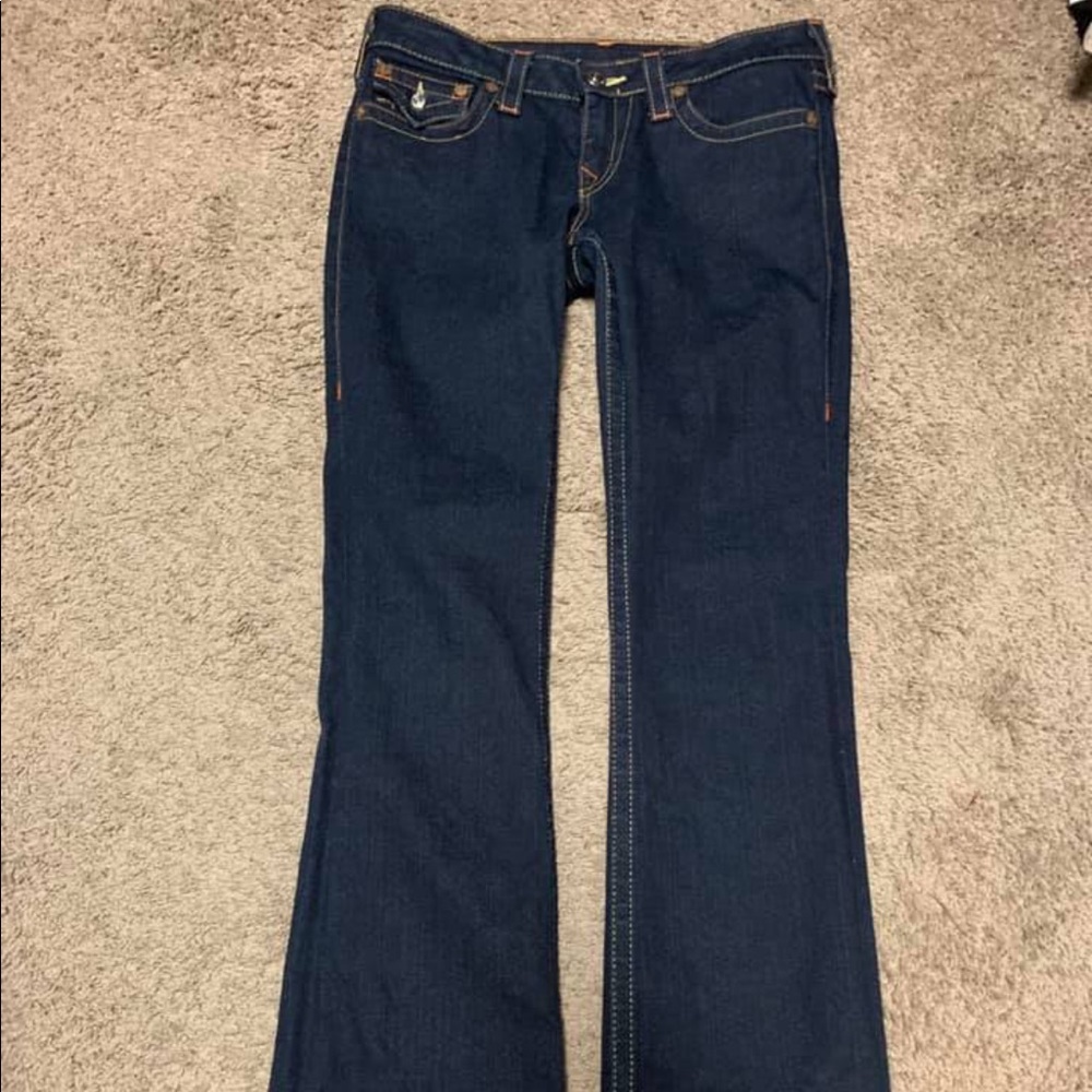 True Religion Boot Cut Dark Wash Jeans